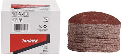 Makita accessoires disque de ponçage k240 125 rouge v. - p-43686 - p-43686