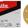 Accessoires Makita disque de ponçage jaune diamètre 150mm grain 120 - b-39344
