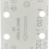 Makita accessoires feuille abrasive 80x133mm a120 velcro | 10 pièces - e-23531