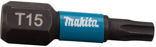Makita accessoires tournevis à percussion noir t15x25mm - b-63666 - b-63666