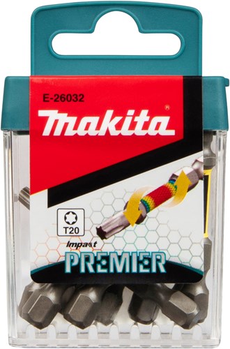 Imp Makita accessoires embouts de tournevis à percussion t20x50mm | agir en tant que premier ministre | 10 pièces - e-26032