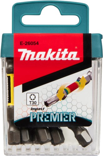 Imp Makita accessoires embouts de tournevis à percussion t30x50mm | agir en tant que premier ministre | 10 pièces - e-26054