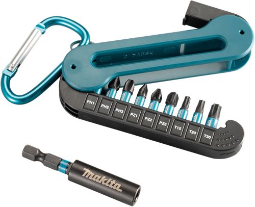 Makita accessoires jeu d'embouts de tournevis à percussion 10 pièces - e-12005 - e-12005