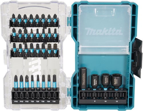 Makita accessoires jeu d'embouts de tournevis à percussion 36 pièces – e-22925