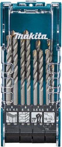 Makita accessoires jeu de forets à maçonnerie 12 pièces - d-73483 - d-73483