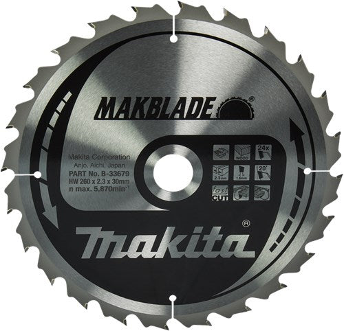 Accessoires Makita lame de scie à table bois - b-33679 - b-33679