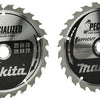 Makita accessoires double pack lame de scie circulaire bois | efficace 165x20x1.4 25t 23g - b-62985-2