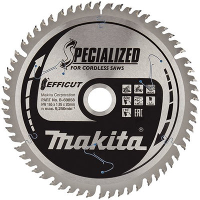 Accessoires Makita scie efficut 165x20x1.85 60t - b-69858 - b-69858