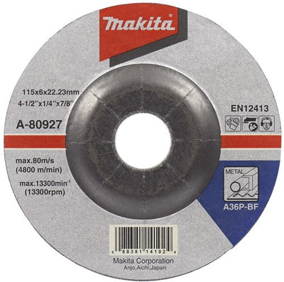 Makita disque de meulage 230x6,0mm métal - a-80955