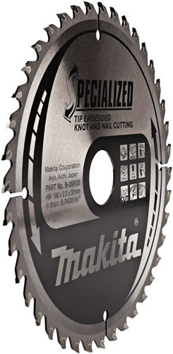 Makita accessoires lame de scie circulaire tipe 190x30x2.0 40t 23g - b-33180