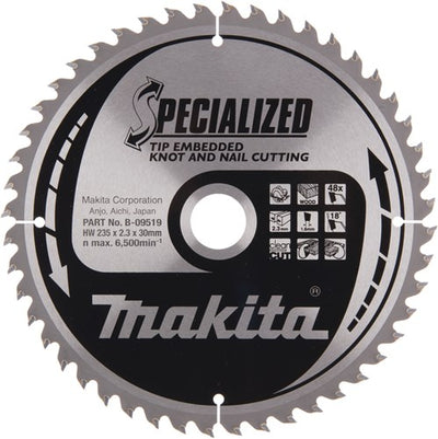 Makita accessoires lame de scie circulaire tipe 235x30x2,3 48t 18g - b-09519