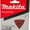 Accessoires Makita feuille abrasive k60 k80 k120 k180 k240 velcro rouge - b-21618 - b-21618