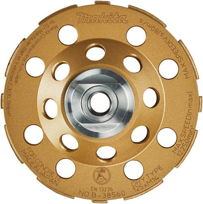 Makita accessoires meule diamantée 125mm moyen - b-38560 b-38560