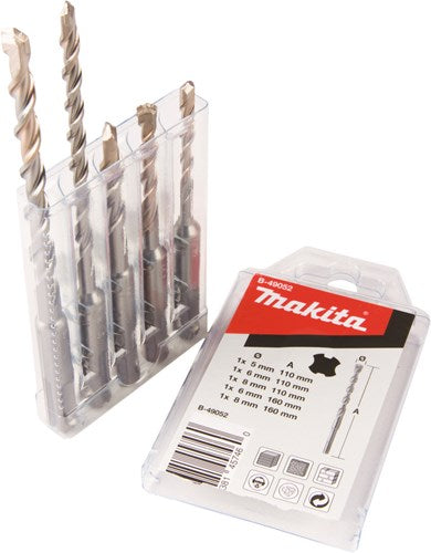 Accessoires Makita p2s sds-plus 5 6 8x110 6 8x160 - b-49052