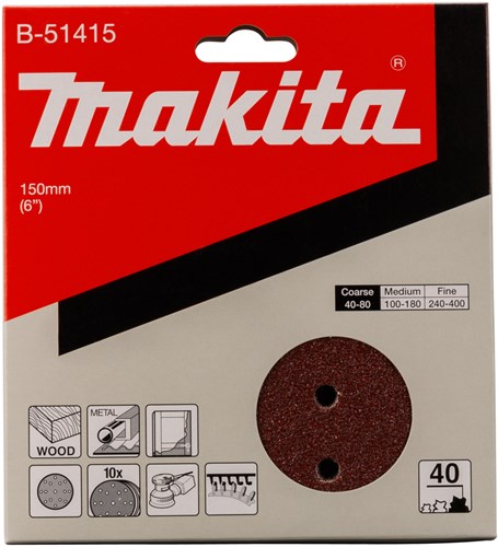 Makita accessoires disque de ponçage k40 150mm - b-51415