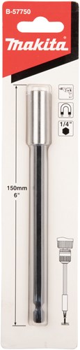Accessoires Makita porte-embout magnétique 1 4 x150mm - b-57750 - b-57750