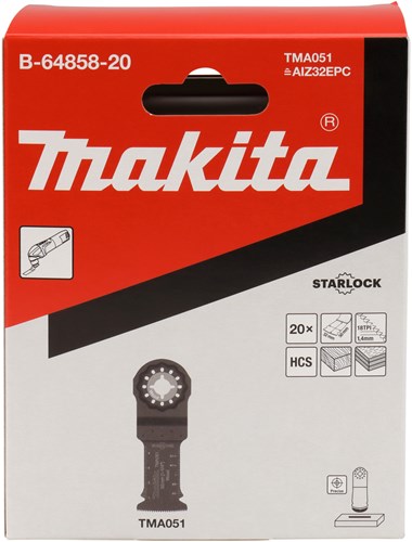 Lame de scie Makita e-cut. hcs bois 32mm - b-64858-20