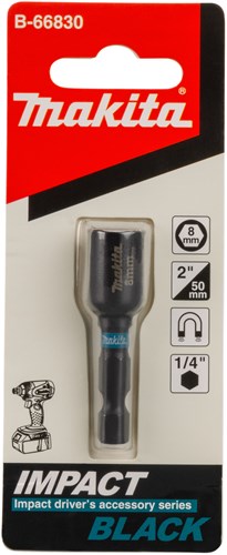Accessoires Imp Makita dopsl 8x50mm 1 4 blk magn - b-66830 - b-66830