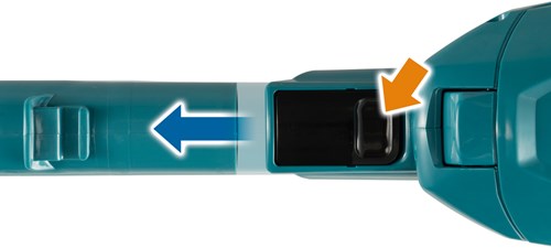 Makita cl002gz01 | aspirateur balai à batterie | bleu | 40 V maximum | sans piles ni chargeur