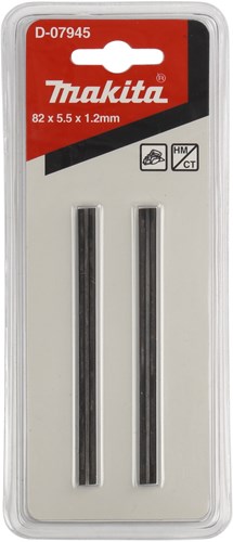 Accessoires Makita lames de rabotage hm 82mm - d-07945