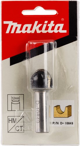 Accessoires Makita coupe-profil creux hm 20mm s12 - d-10849