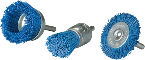 Makita accessoires jeu de brosses nylon 3 parties - d-70758 d-70758