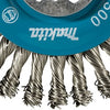 Accessoires Makita brosse ronde 115mm x-lock acier inoxydable - d-73368 d-73368