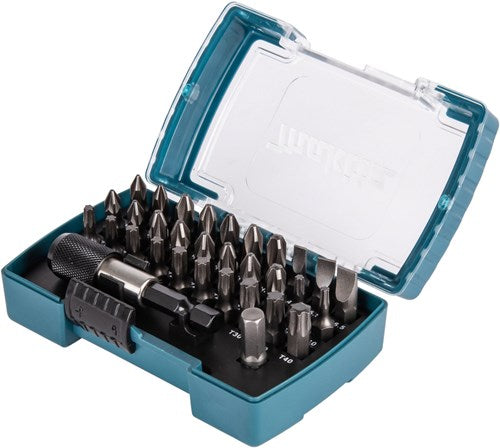 Makita accessoires jeu d'embouts de tournevis 32 pièces - d-74762 - d-74762