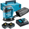 Ponceuse excentrique Makita dbo180rtj 18v | Batterie Li-ion 5,0 Ah - dbo180rtj