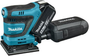 Ponceuse orbitale sans fil Makita dbo481rtj | 18v | Batterie 2 x 5,0 Ah + chargeur rapide | dans mbox - dbo481rtj - afbeelding 2