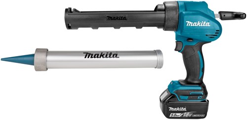 Makita dcg180rtex pistolet à colle et mastic batterie 18v avec porte cartouche 300 ml et 600 ml