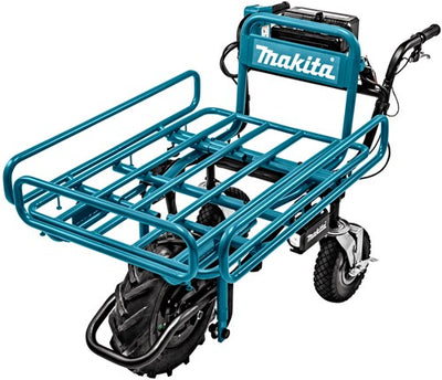 Makita dcu180zx1 | brouette 18v | avec support d'aide au transport | sans piles ni chargeur, en boîte - dcu180zx1