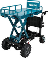 Makita dcu601z lxt Transporteur de batterie 2x18 v avec nacelle à ciseaux | sans batterie ni chargeur | en caisse - dcu601z - afbeelding 2