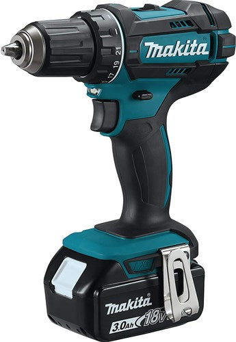Makita ddf482rfj perceuse/tournevis 18v batterie 3,0 ah (2 pièces), chargeur rapide, mbox
