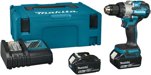Makita ddf489rtj | visseuse-perceuse sans fil | ensemble | 18v | 2x 5,0ah | Li-ion dans mbox