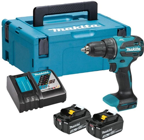 Makita ddf490rfj | perceuse sans fil | sans balais | 18v | 3,0ah | dans m-box - ddf490rfj