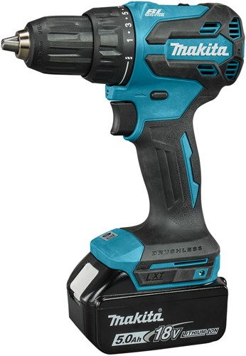 Makita ddf490rtj | perceuse sans fil | sans balais | 18v | 5,0 Ah | dans m-box - ddf490rtj