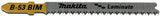 Makita lame de scie sauteuse bois t. équivalent t101bif distance des dents 1,65 mm bois tendre-dur 42036 mm - afbeelding 1
