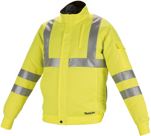 Makita dfj214zxl | veste de sécurité ventilée xl | sans piles, adaptateur chargeur