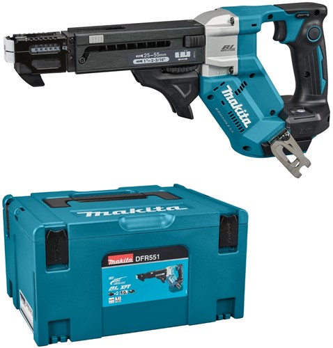 Makita dfr551zj | 18v | machine à vis | 25-55mm | sans piles ni chargeur | dans m-box - dfr551zj