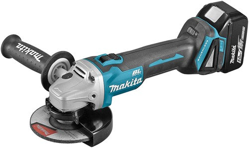 Meuleuse d'angle sur batterie Makita 125mm 18v 5.0ah