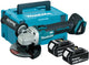 Meuleuse d'angle sur batterie Makita 125mm 18v 5.0ah