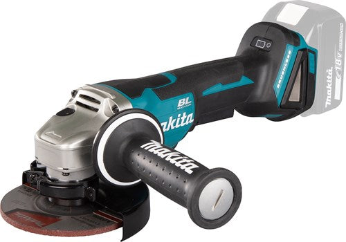 Makita dga508z Meuleuse d'angle 18v Corps 125mm avec interrupteur de sécurité | sans piles ni chargeur - dga508z