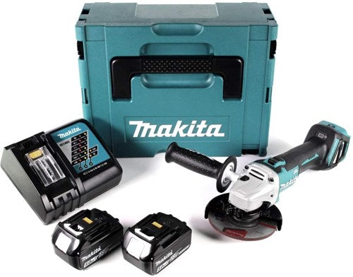 Makita dga511rtj Meuleuse d'angle 18v 125mm | Li-ion 18 V 5,0 Ah dans une m-box