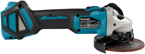 Meuleuse d'angle sur batterie Makita 125mm 18v nue