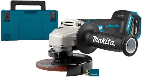 Makita dga518zju Meuleuse d'angle 18v 125mm avec aws | sans piles ni chargeur dans la m-box