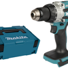 Makita dhp489zj | perceuse à percussion | 18v | corps | sans chargeur de batteries dans le boîtier m-box - dhp489zj