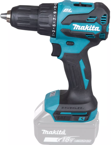 Makita dhp490z | perceuse à percussion sans fil | sans balais | 18v | corps | sans chargeur de batteries - dhp490z