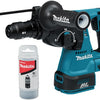 Makita mr243z Marteau combiné 18 volts | sds-plus | avec tête de perçage interchangeable | sans piles ni chargeur ni étui -MR243z