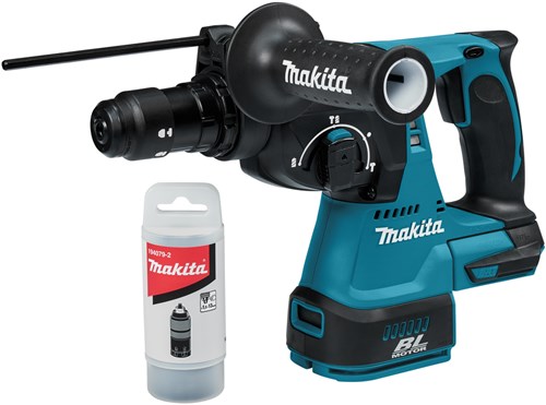 Makita mr243z Marteau combiné 18 volts | sds-plus | avec tête de perçage interchangeable | sans piles ni chargeur ni étui -MR243z